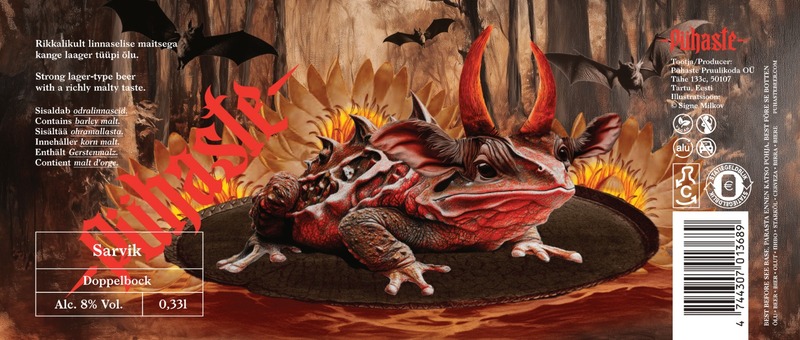 Sarvik - Pühaste Brewery Bock - Doppelbock 330ml
