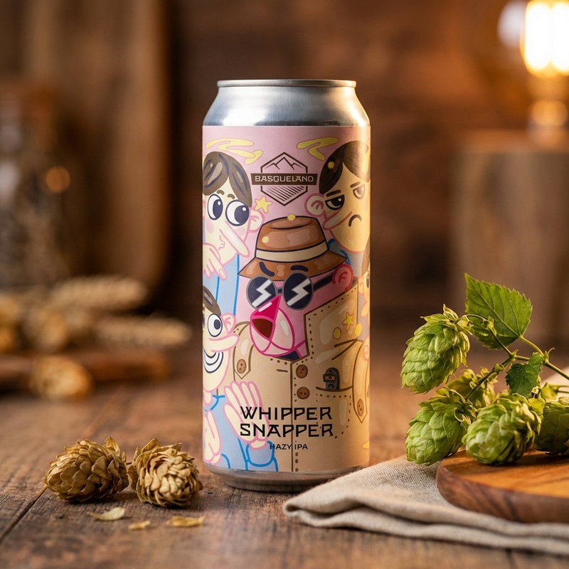 Whipper Snapper - Basqueland Brewing IPA - New England / Hazy 440ml