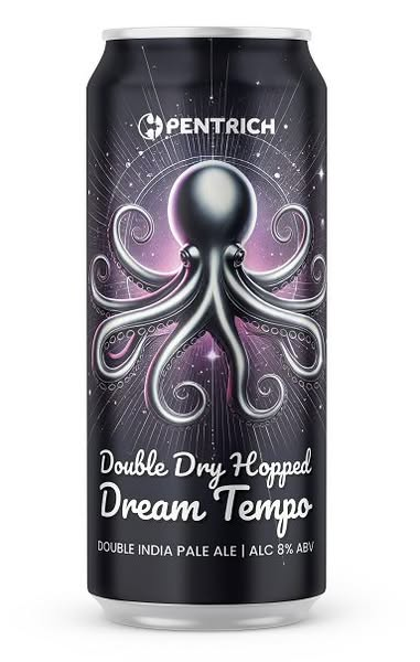 Double Dry Hopped Dream Tempo - Pentrich Brewing Co. IPA - Imperial / Double New England / Hazy 440ml
