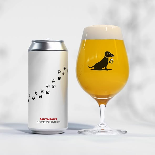 Santa Paws - Lieber Waldi IPA - New England / Hazy 440ml