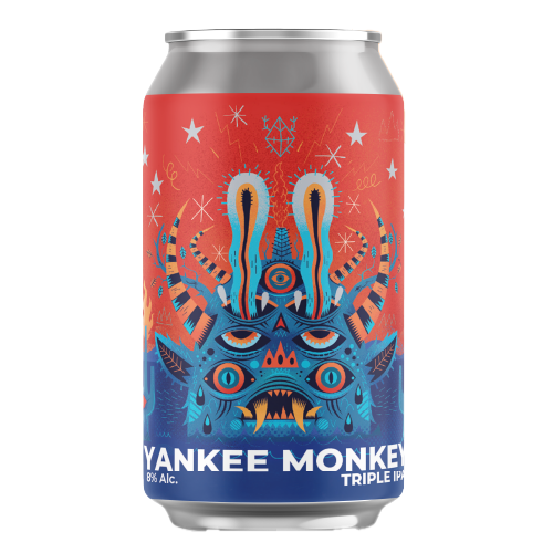 Yankee Monkey - De Mortselarij IPA - Triple 330ml