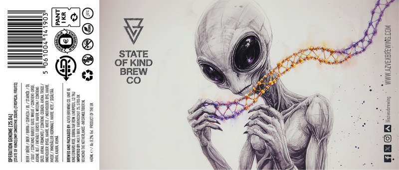 25.04 State Of Kind - Azvex Brewing Company Sour - Smoothie / Pastry 440ml