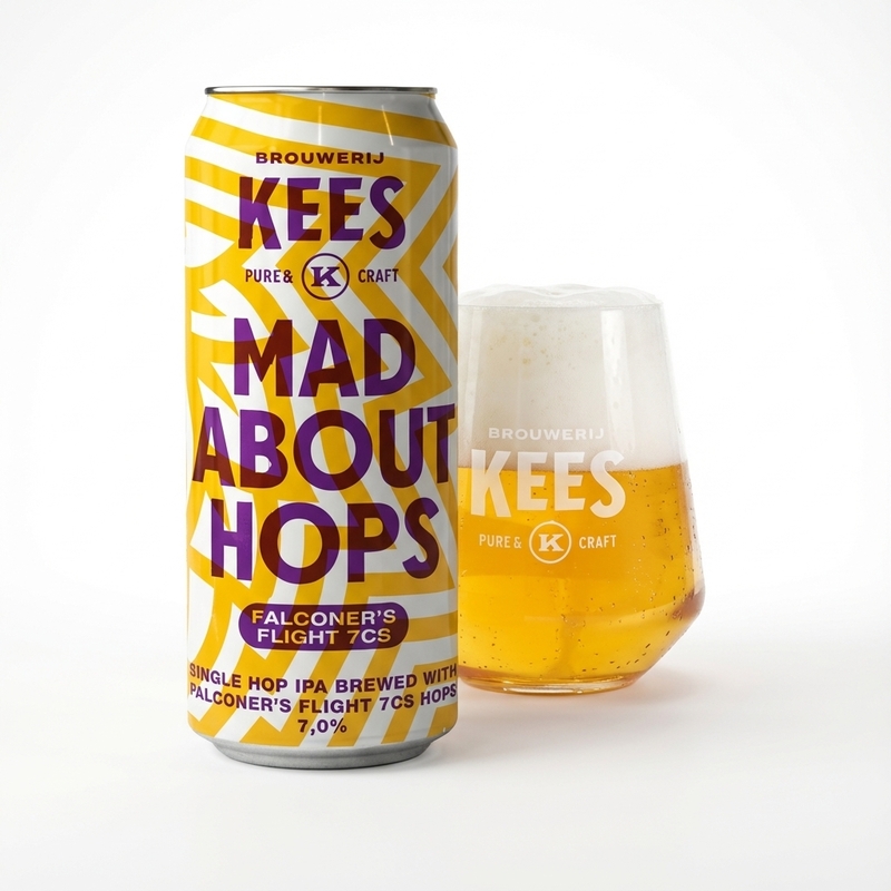 Mad About Hops: Falconer's Flight 7C's - Brouwerij Kees IPA - New England / Hazy 440ml