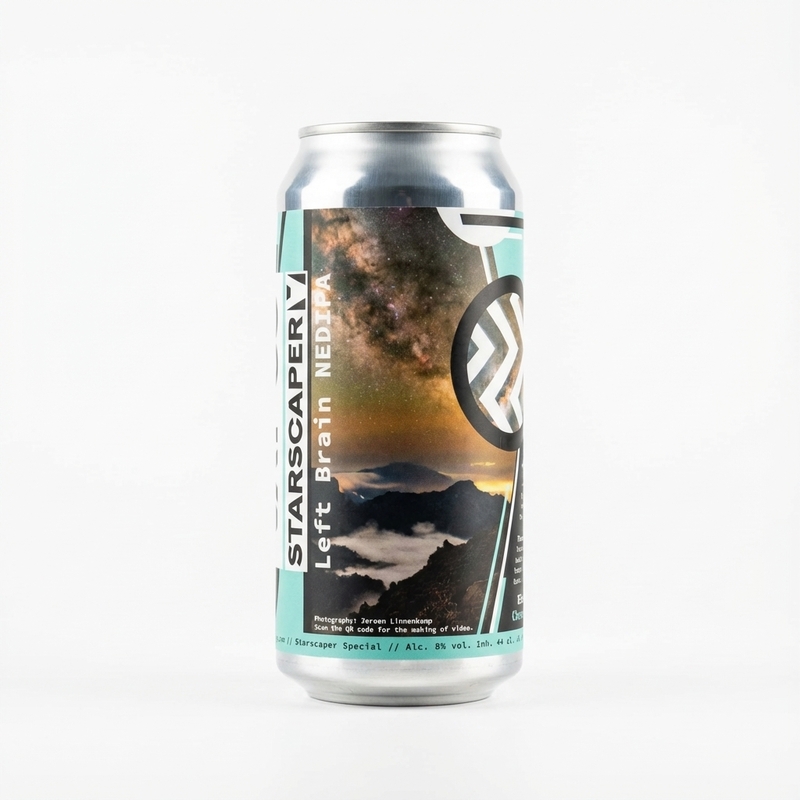 Starscaper: Left Brain - VAT'33 IPA - New England / Hazy 440ml