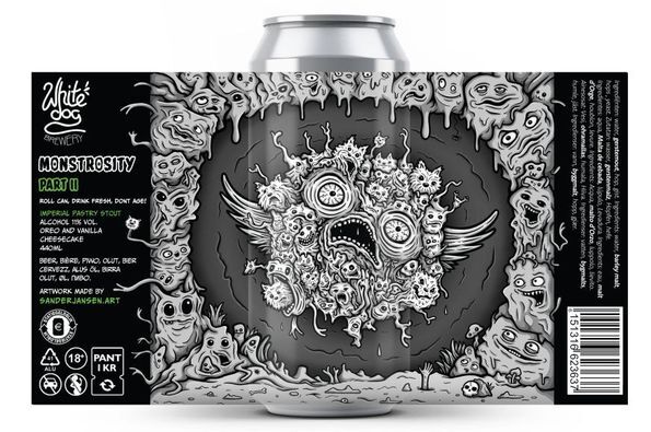 Monstrocity Part 2 - White Dog Brewery Stout - Pastry 440ml