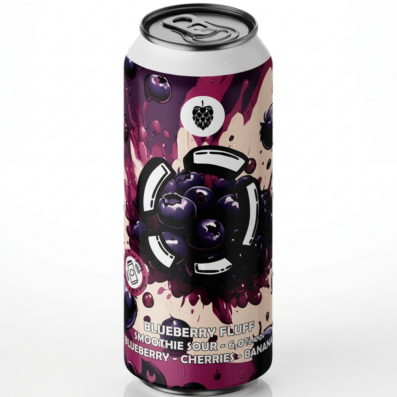 Blueberry Fluff - Brouwerij LOST Sour - Smoothie / Pastry 500ml