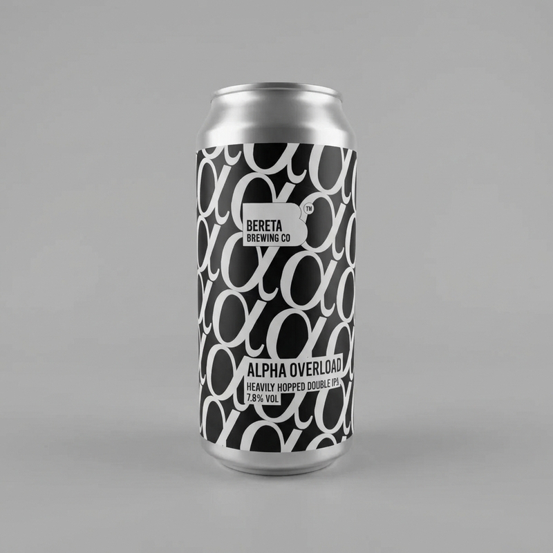 Alpha Overload - Bereta Brewing Co. IPA - Imperial / Double New England / Hazy 440ml