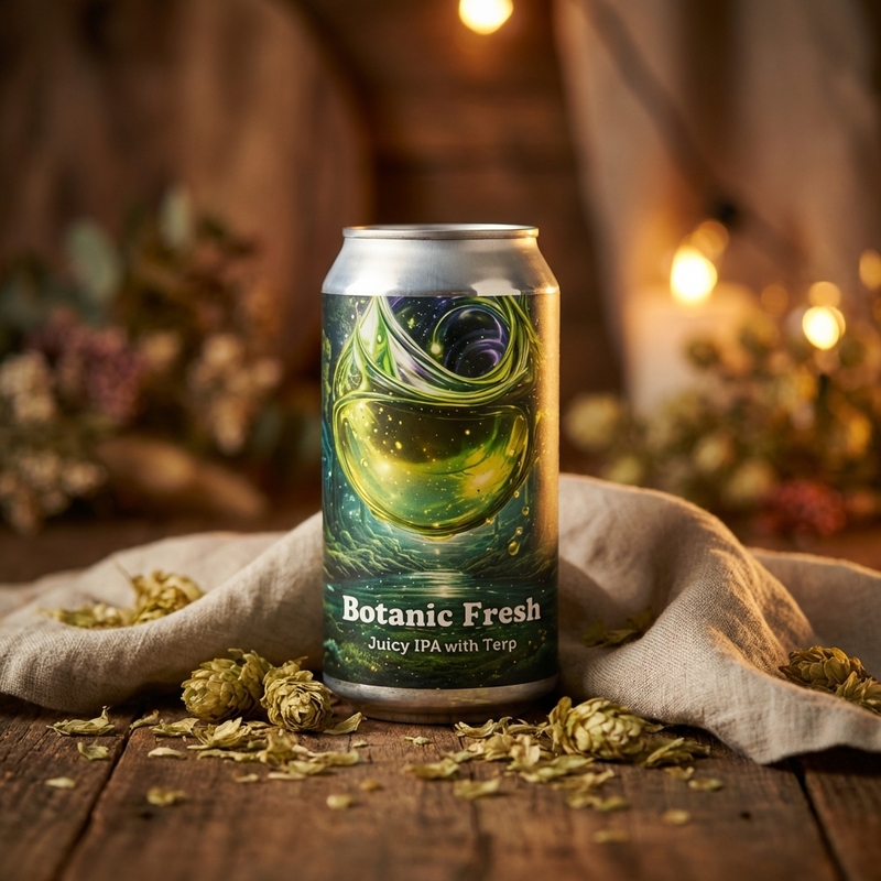 Botanic Fresh - Cervejaria EquiliBrew IPA - New England / Hazy 440ml