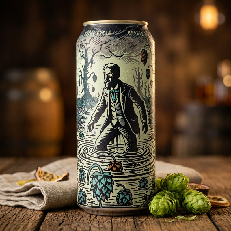 Bourbier - BreWskey IPA - Imperial / Double New England / Hazy 473ml