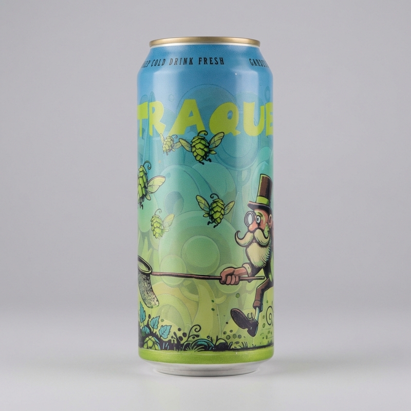 TRAQUE - BreWskey IPA - New England / Hazy 473ml