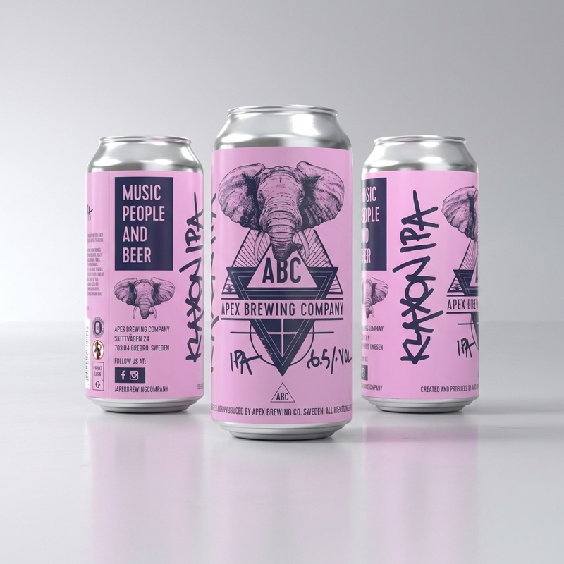 Klaxon IPA - Apex Brewing Company IPA - New England / Hazy 440ml