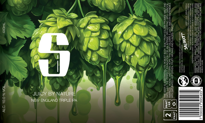 Juicy By Nature - Salikatt IPA - Triple New England / Hazy 440ml