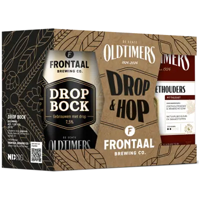Drop Bock Oldtimer Giftpack - Frontaal Brewing Co. Bock - Doppelbock 330ml