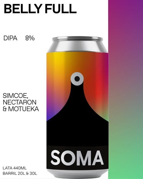 Belly Full - SOMA Beer IPA - Imperial / Double New England / Hazy 440ml