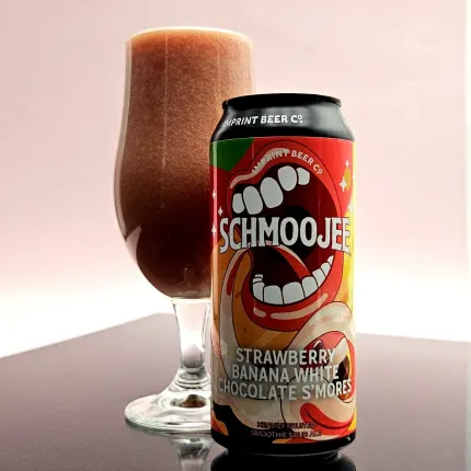 Schmoojee Banana White Chocolate S'Mores - Imprint Beer Co. Sour - Smoothie / Pastry 473ml