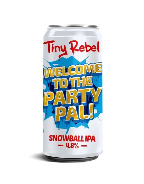 Welcome to the Party Pal - Tiny Rebel Brewing Co IPA - New England / Hazy 440ml