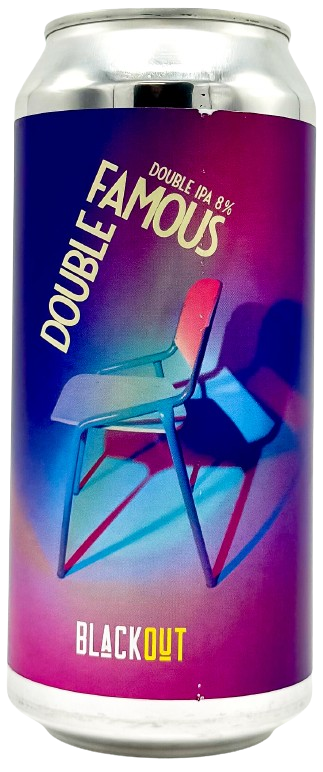 Double Famous - Blackout Brewing IPA - Imperial / Double New England / Hazy 440ml