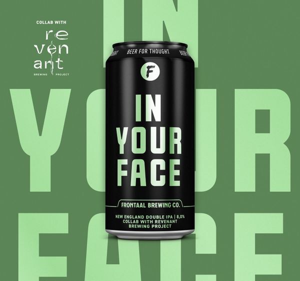 In Your Face - Frontaal Brewing Co. IPA - Imperial / Double New England / Hazy 440ml