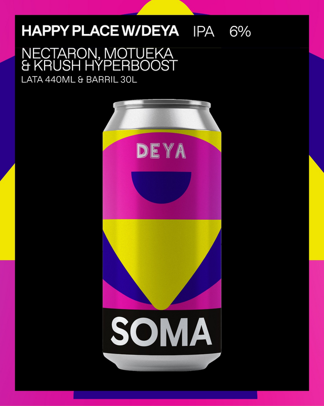 Happy Place (Deya Collab) - SOMA Beer IPA - New England / Hazy 440ml