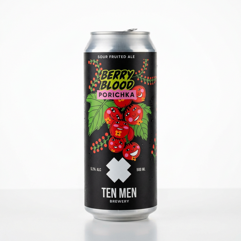 Berry Blood : Porichka - Ten Men Brewery Sour - Fruited 500ml