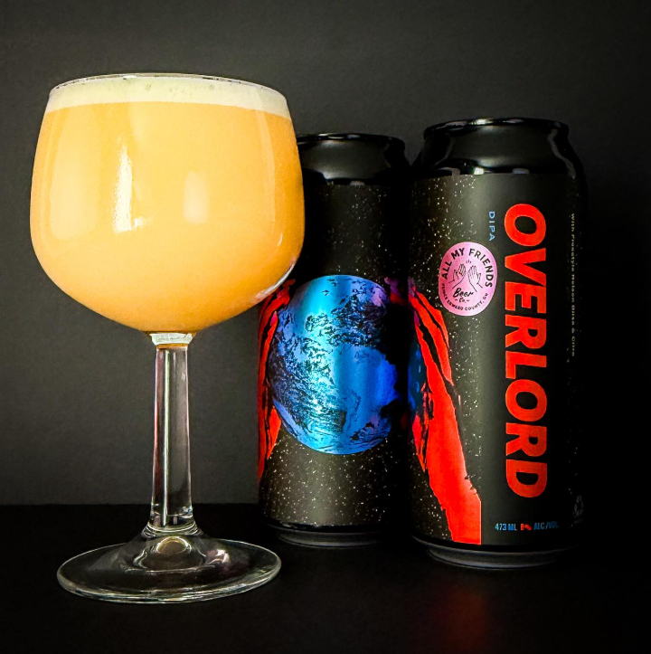 Overlord (collab with Lyric) - All My Friends Beer Co. IPA - Imperial / Double New England / Hazy 473ml