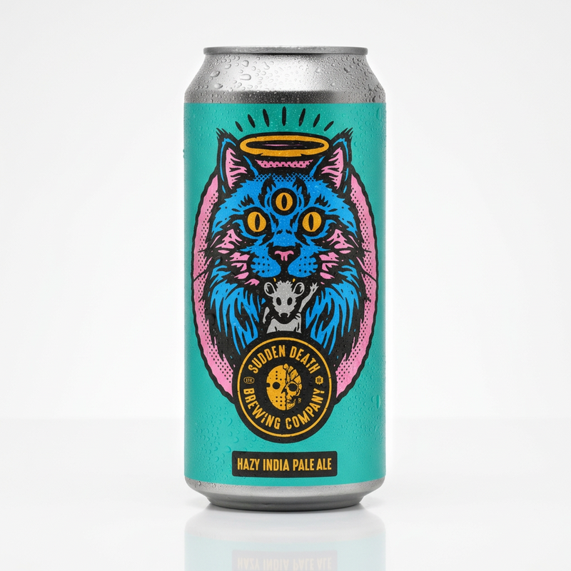 The Divine Jobless - Sudden Death Brewing Co. IPA - New England / Hazy 440ml