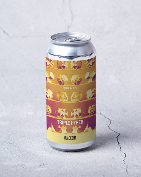 Triple Hyper - Blackout Brewing IPA - Triple New England / Hazy 440ml