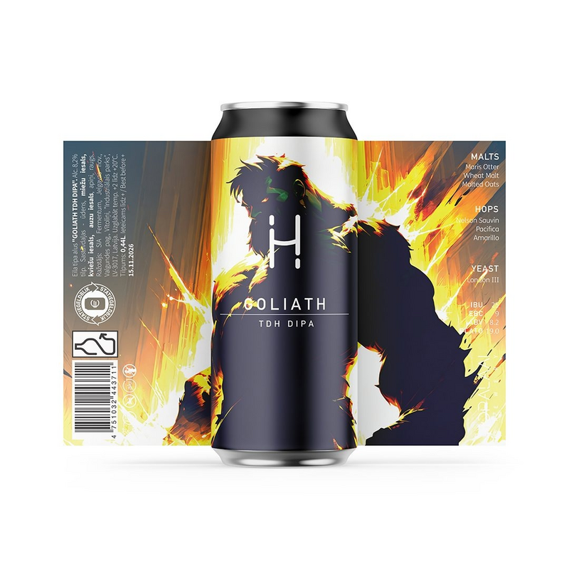 Goliath - Hopalaa IPA - Imperial / Double New England / Hazy 440ml