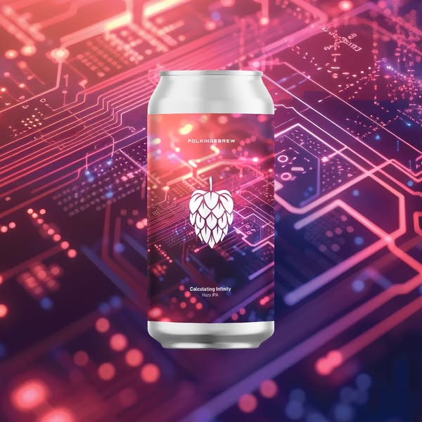 Calculating Infinity - Folkingebrew IPA - New England / Hazy 440ml
