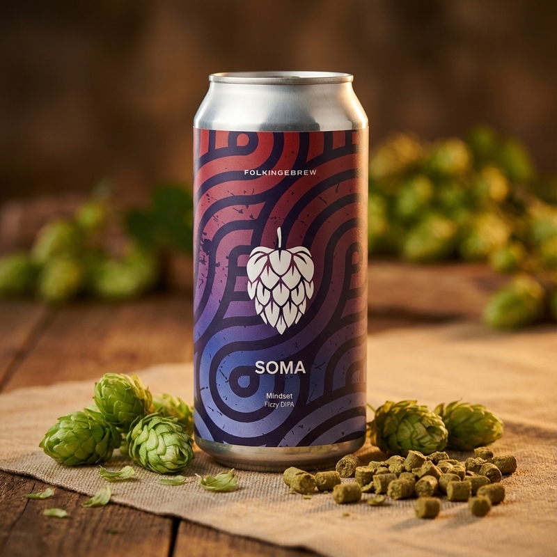 Mindset (SOMA collab) - Folkingebrew IPA - Imperial / Double New England / Hazy 440ml