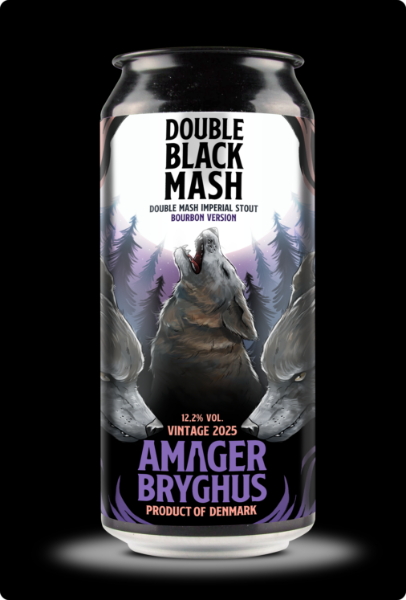 Double Black Mash (2025) Bourbon Version - Amager Bryghus Stout - Imperial / Double 440ml