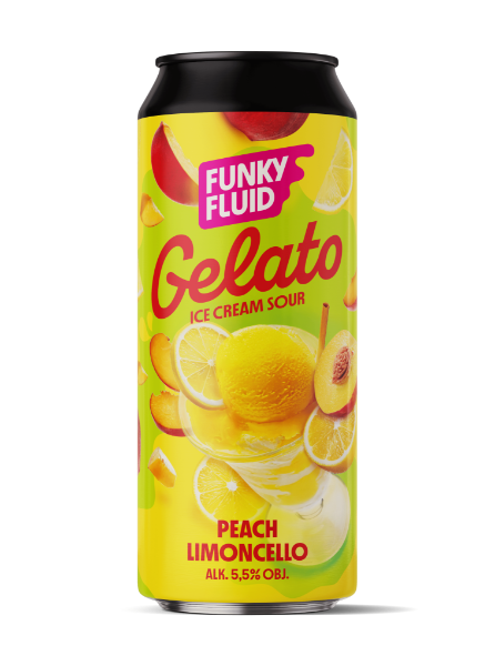 Gelato: Peach Limoncello - Funky Fluid Sour - Smoothie / Pastry 500ml