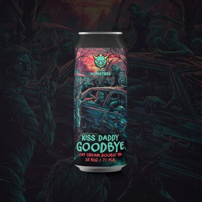 Kiss Daddy Goodbye - Browar Monsters IPA - Imperial / Double New England / Hazy 500ml