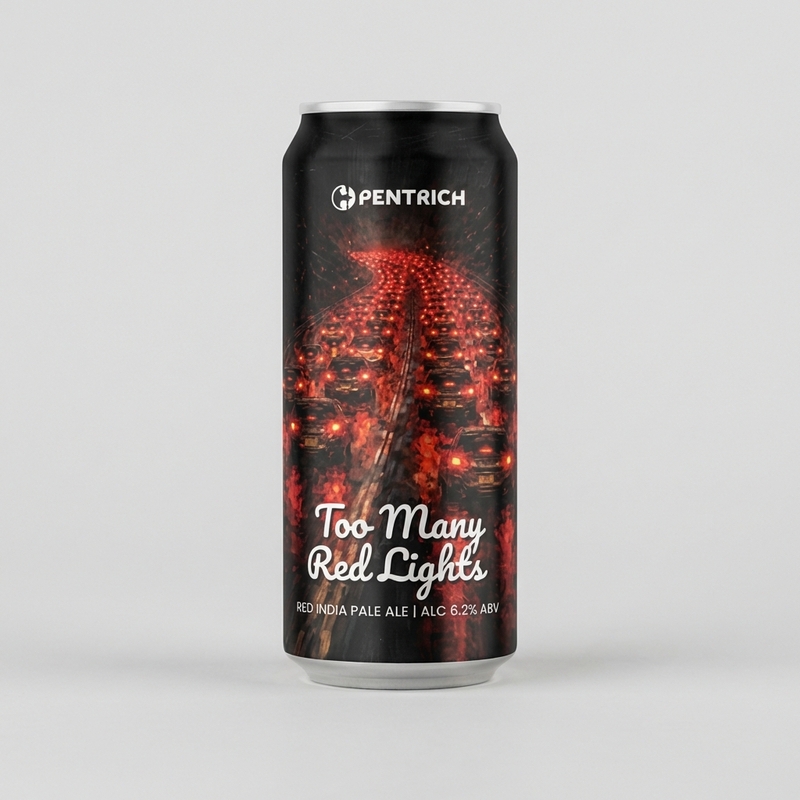 Too Many Red Lights - Pentrich Brewing Co. IPA - Red 440ml