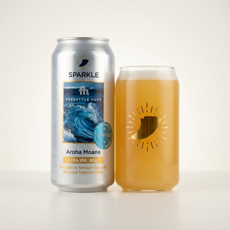 Aroha Moana - Sparkle ✨ IPA - Imperial / Double New England / Hazy 440ml