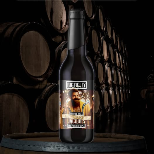 Jacques - French Cognac Barrel Aged 2025 - Big Belly Brewing Company Belgian Quadrupel 330ml