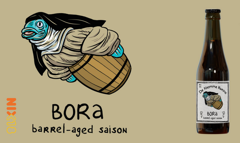 Bora - De Kromme Haring Farmhouse Ale - Saison 330ml