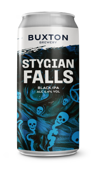 Stygian Falls - Buxton Brewery IPA - Black / Cascadian Dark Ale 440ml
