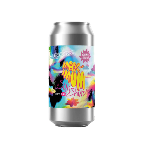 Maximum Sunshine (Shiny collab) - Neon Raptor Brewing Co. IPA - Imperial / Double New England / Hazy 440ml