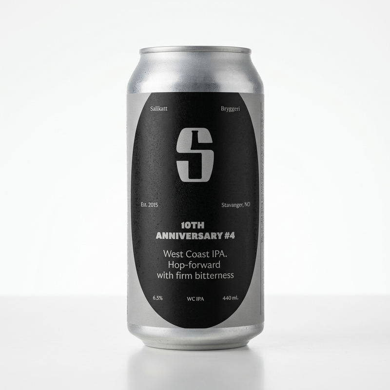 10th Anniversary #4 - Salikatt IPA - American 440ml