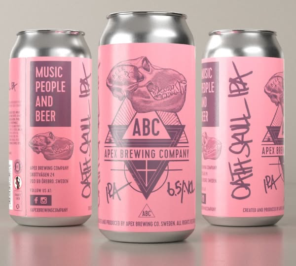 Oath Skull IPA - Apex Brewing Company IPA - New England / Hazy 440ml