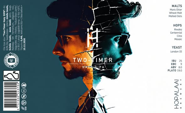 Two-Timer - Hopalaa IPA - Imperial / Double New England / Hazy 440ml