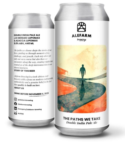 The Paths We Take - Alefarm Brewing IPA - Imperial / Double New England / Hazy 440ml