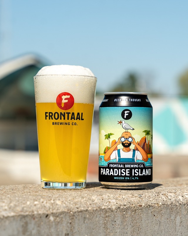 Paradise Island - Frontaal Brewing Co. IPA - White / Wheat 330ml