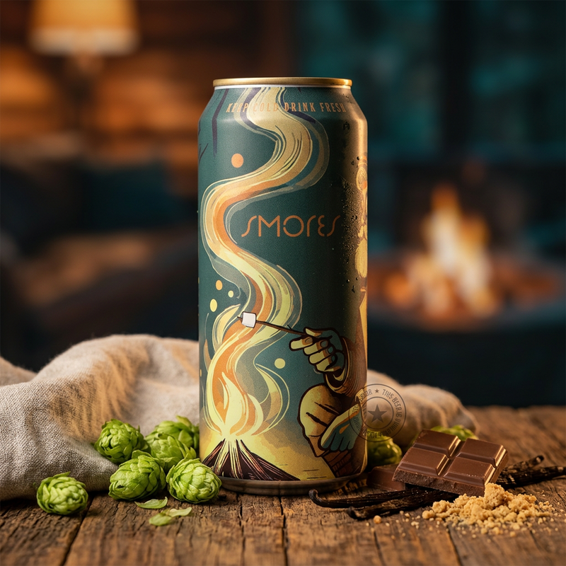 S'MORES - BreWskey Stout - Imperial / Double Milk 473ml