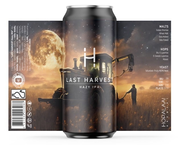 Last Harvest - Hopalaa IPA - New England / Hazy 440ml