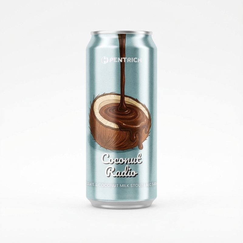 Coconut Radio - Pentrich Brewing Co. Stout - Milk / Sweet 440ml