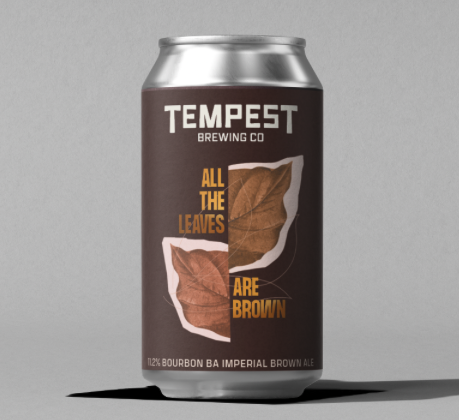 All the Leaves Are Brown Barrel Aged - Tempest Brewing Co Brown Ale - Imperial / Double 330ml