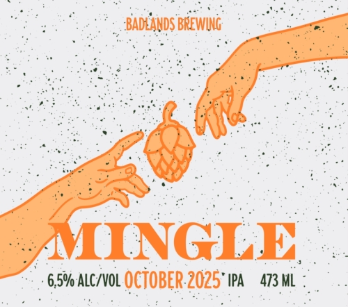 Mingle October 2025 - Badlands IPA - New England / Hazy 473ml