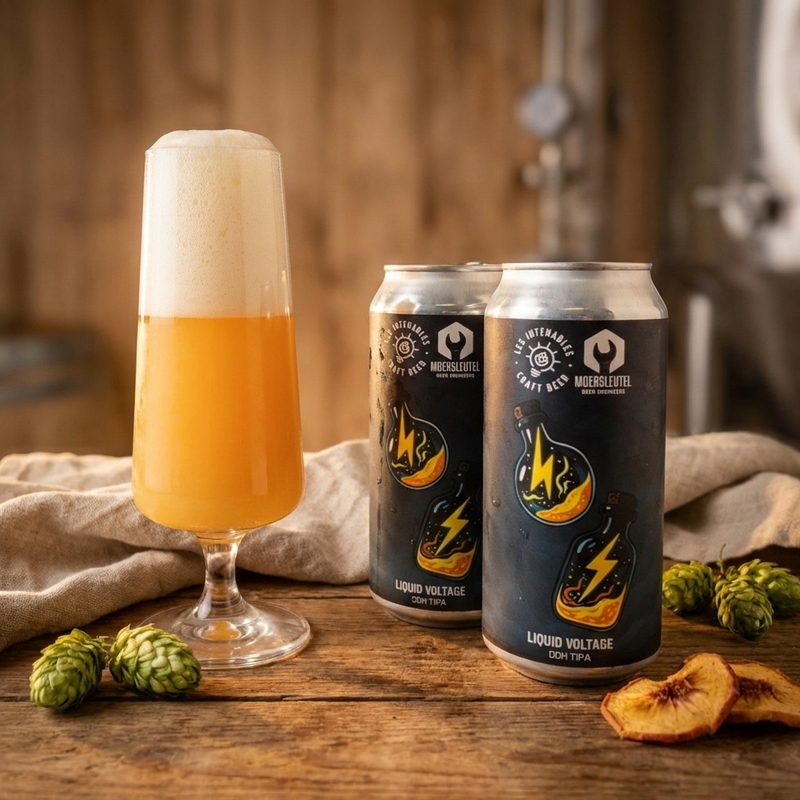 Liquid Voltage - Les Intenables - Craft Beer IPA - Triple New England / Hazy 440ml